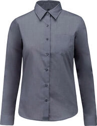 JESSICA - CAMISA DE SENHORA DE MANGA COMPRIDA TRAT (Urban grey)