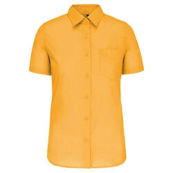 JUDITH - CAMISA DE SENHORA DE MANGA CURTA TRATAMEN (Amarelo)