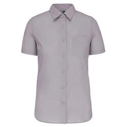 JUDITH - CAMISA DE SENHORA DE MANGA CURTA TRATAMEN (Cinza)