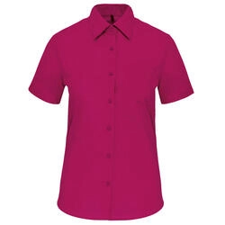 JUDITH - CAMISA DE SENHORA DE MANGA CURTA TRATAMEN (Fushia)