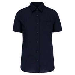 JUDITH - CAMISA DE SENHORA DE MANGA CURTA TRATAMEN (Navy)