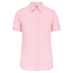 JUDITH - CAMISA DE SENHORA DE MANGA CURTA TRATAMEN (Rosa pastel)