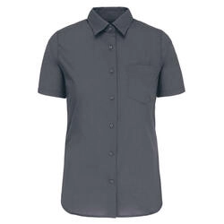 JUDITH - CAMISA DE SENHORA DE MANGA CURTA TRATAMEN (Urban grey)